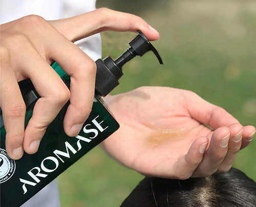 AROMASE Anti-Hair Loss 2 Steps Solution for Thinning Hair (scalp deep cleanser + daily shampoo)